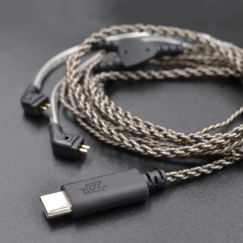 Тип usb C кабель цифровой декодирования посеребренная OFC обновления 0 7 мм разъем