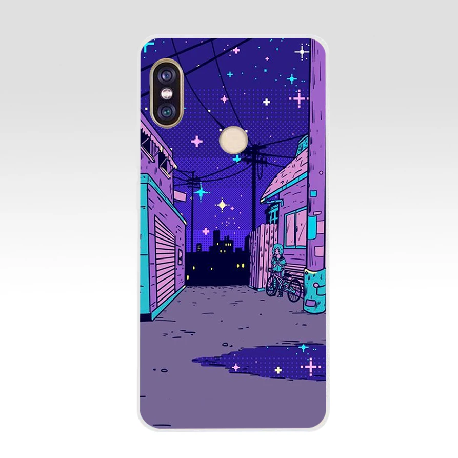 179FG Vaporwave эстетичный Мягкий Силиконовый ТПУ чехол для телефона xiaomi redmi 5A 8 8A 5Plus note 5