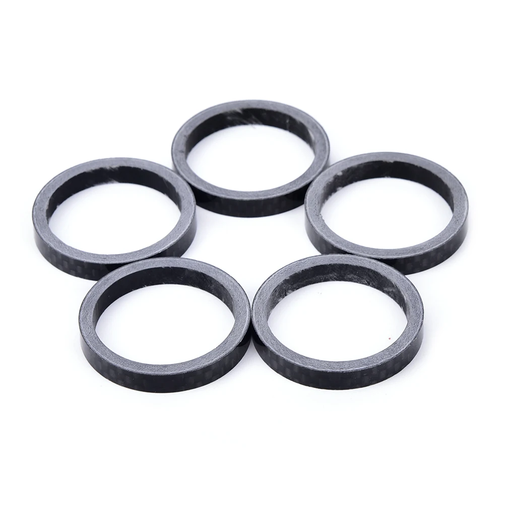 5 шт. мм велосипедная гарнитура углеродная волоконная шайба набор Набор