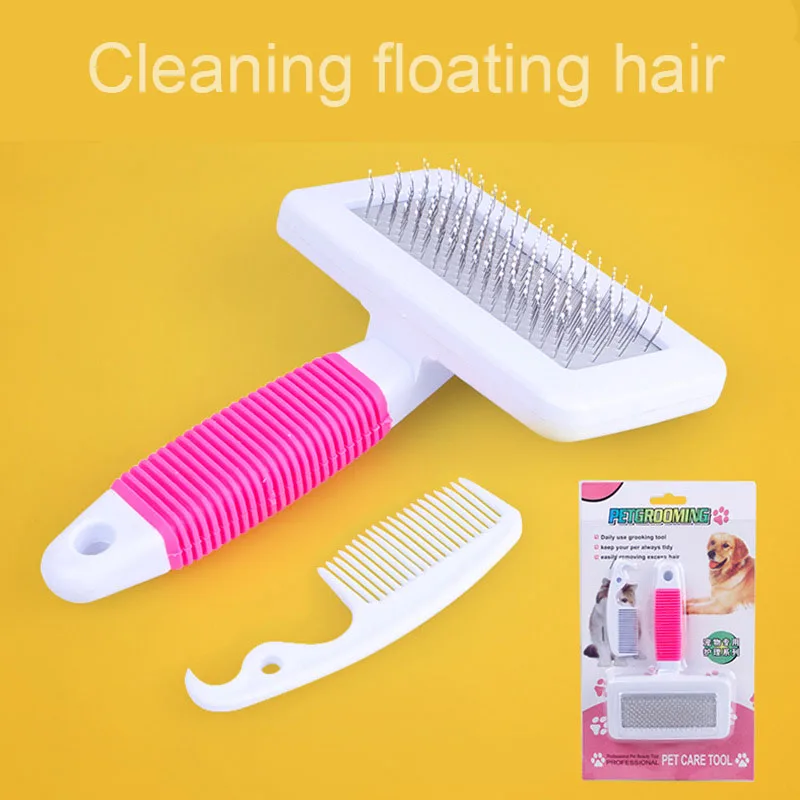 

Pet Dog Needle Comb for Dogs Dog Rake Comb Bath Cat Gilling Brush Massage Pet Products Grooming Tools for Dog
