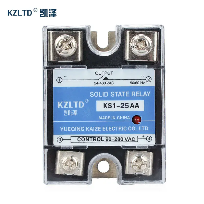 Твердотельные реле SSR 25AA 90 ~ 280VAC to 24 480VAC 25A сопротивление напряжения фоторегулятор