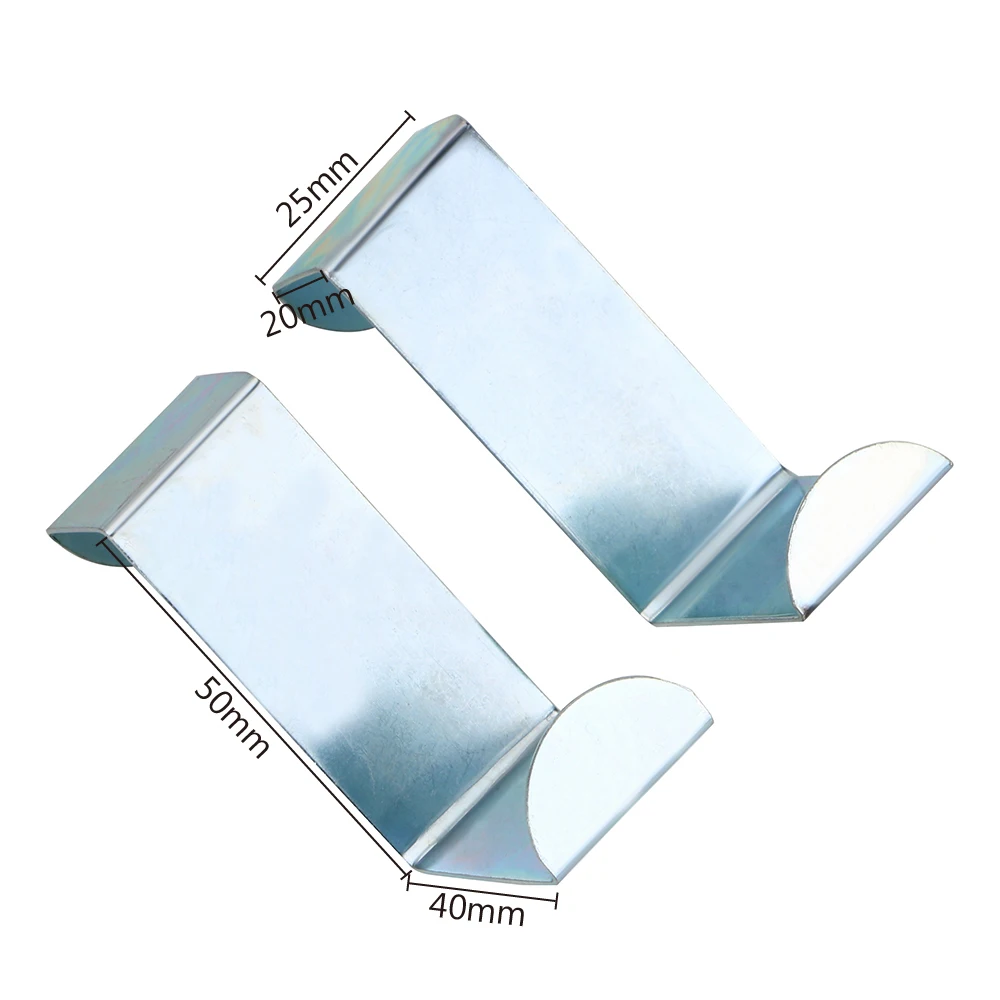 

2Pcs/Set Cabinet Wall Door Door Straps Hanger Hooks Stainless Steel Coat Storage Holder Hook Hat Bag Organizer