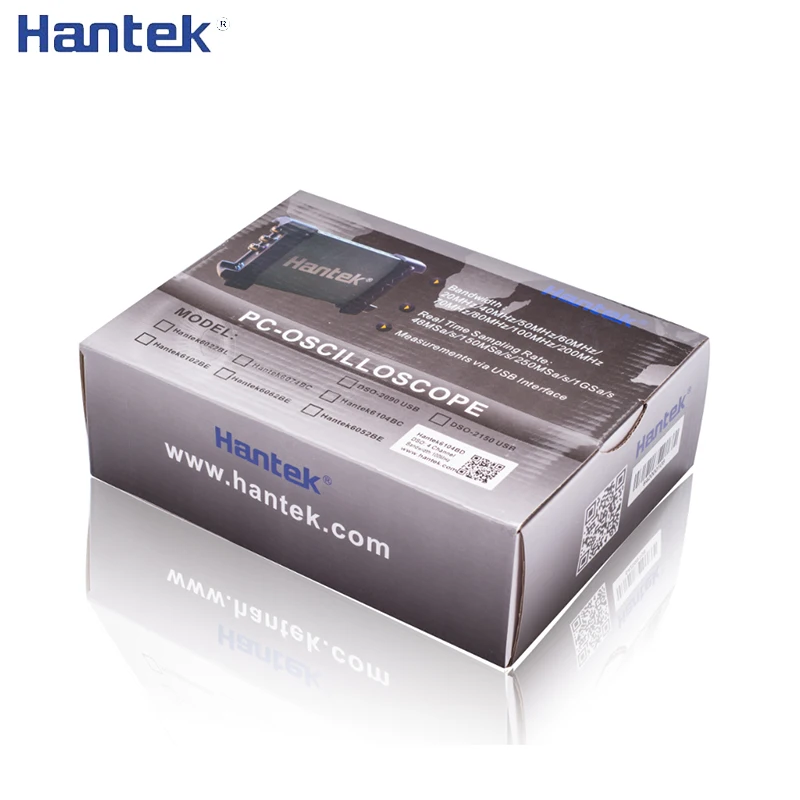 Цифровой осциллограф Hantek 6104BC 4-канальный USB-осциллограф с полосой пропускания 100