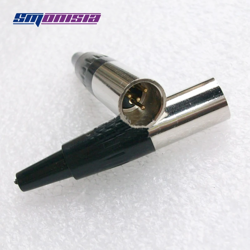 Малый XLR male Jack разъем 4 Булавки|pin pin|pin connector malepin xlr |