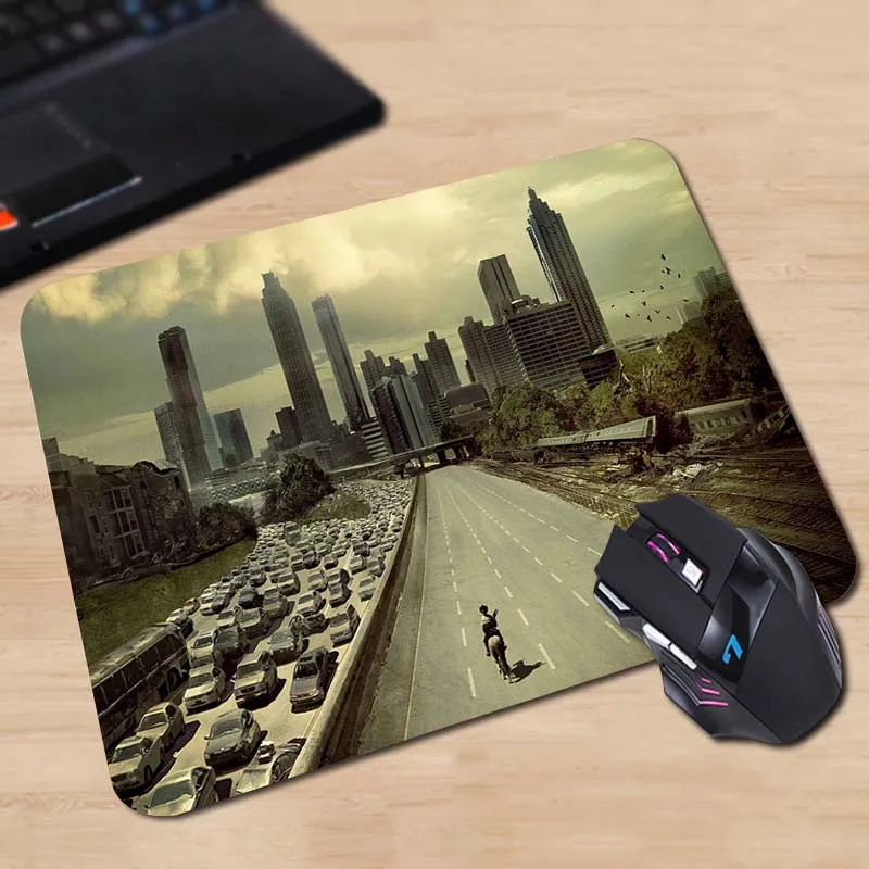 Высококачественная оптическая противоскользящая компьютерная коврик для мыши