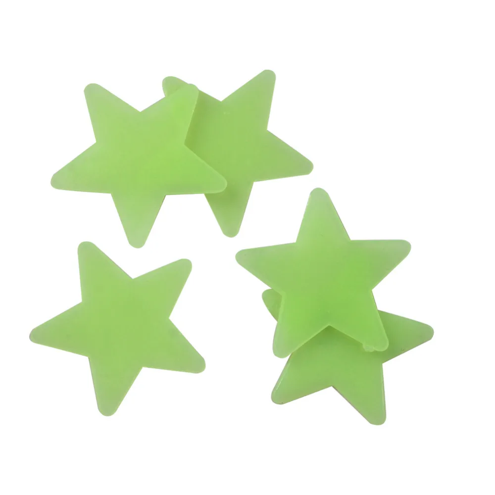 100 шт. дома стены Стикеры потолок светятся в темноте флуоресценции звезды