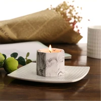 1pcs octagonal gypsum cup aromatherapy candles morandi color scented candle coconut wax plant wax soy wax mineral wax 5545mm