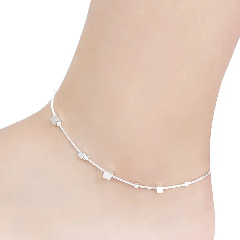 1 шт. женский браслет на щиколотку с серебряным покрытием|anklets jewelry|women ankletbracelets