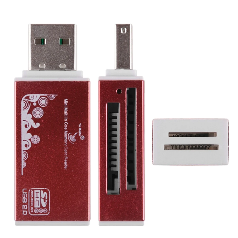 Считыватель карт памяти многофункциональный SD/SDHC MMC/RS TF/MicroSD MS/MS PRO/MS DUO M2|card memory sd|sd