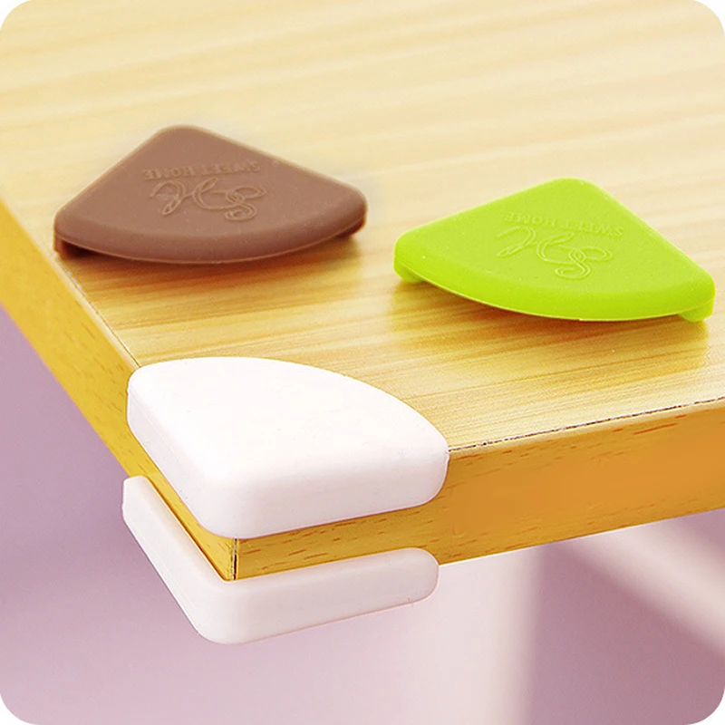 4pcs Children Protection Table Corner Baby Safety Silicone Protector Edge &amp Guards | Мать и ребенок