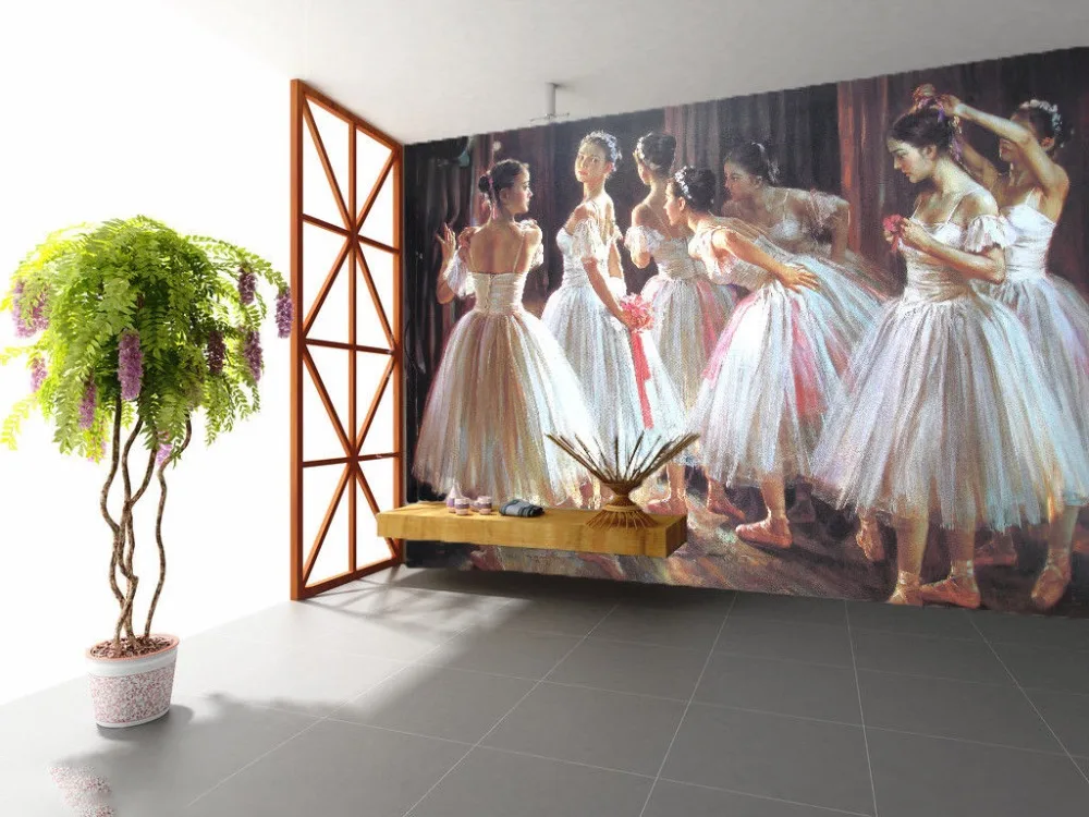 

[Self-Adhesive] 3D Ballet Girl 210 Wall Paper mural Wall Print Decal Wall Murals