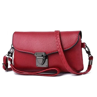 Новинка 2018 женская сумка модная мягкая кожаная маленькая на молнии для мамы