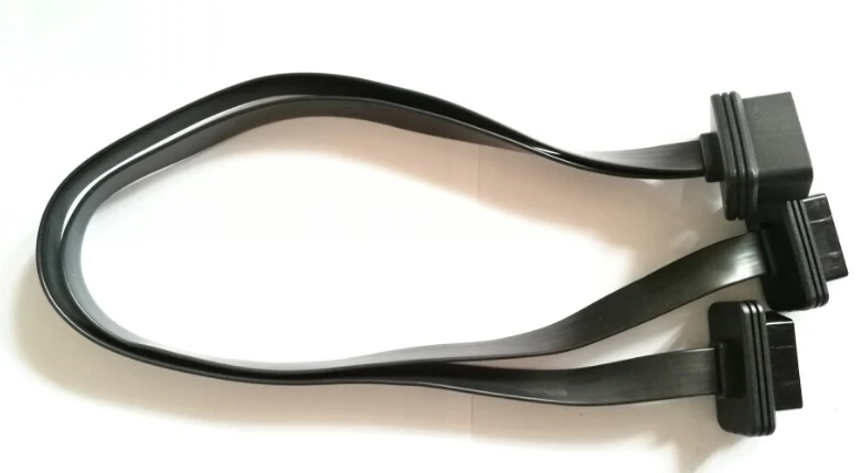 Автомобильный диагностический инструмент плоский разветвитель obdl2 кабеля с