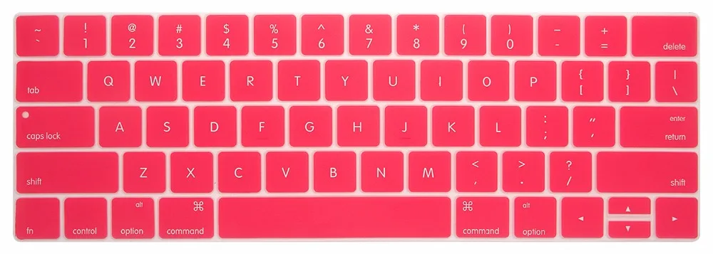 Клавиатура чехол для нового MacBook Pro с сенсорной панелью 1" или 15"(A1989 A1990& A1706 A1707) выпуск гладкий Чехол из силикона