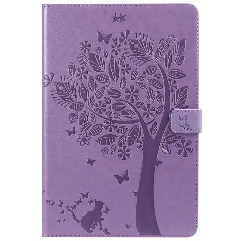 Чехол из искусственной кожи с рисунком кошачьего дерева для Samsung Galaxy Tab S4 10 5 SM-T830
