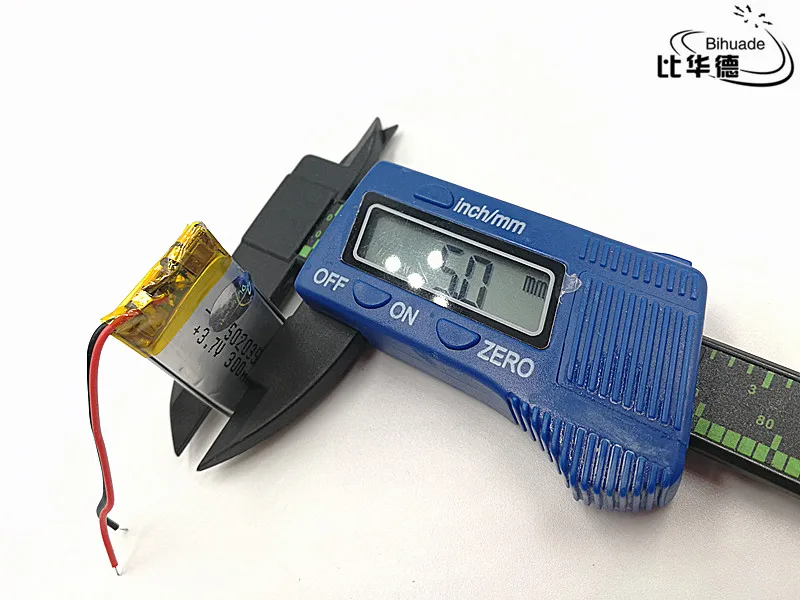 1 шт./лот 3 7 V 300mAH 502035 полимерный литий ионный/литий ионный аккумулятор для DVR GPS mp3