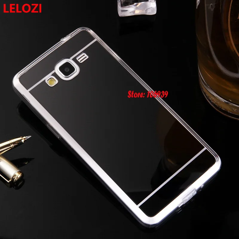 Lelozi гальванических мягкий ТПУ зеркало miror телефон Обувь для девочек Coque capinha чехол