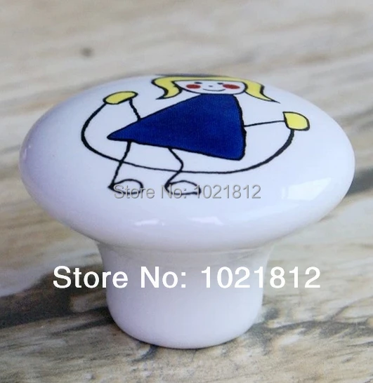 Кабинет ручки для шкафа Шкаф гардероб Ручки комода керамические прекрасные дети