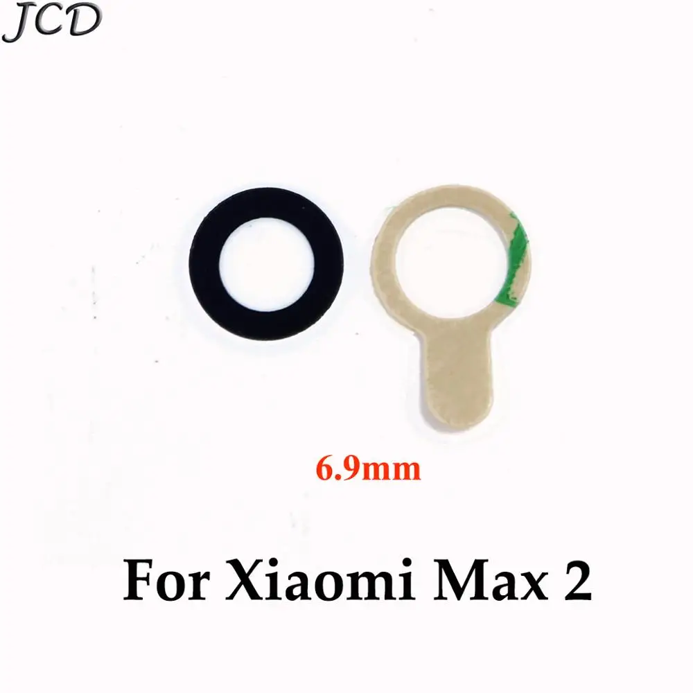 JCD 2 шт. стеклянный объектив задней камеры для Xiaomi Mi Max Объективы 3 запасные части с