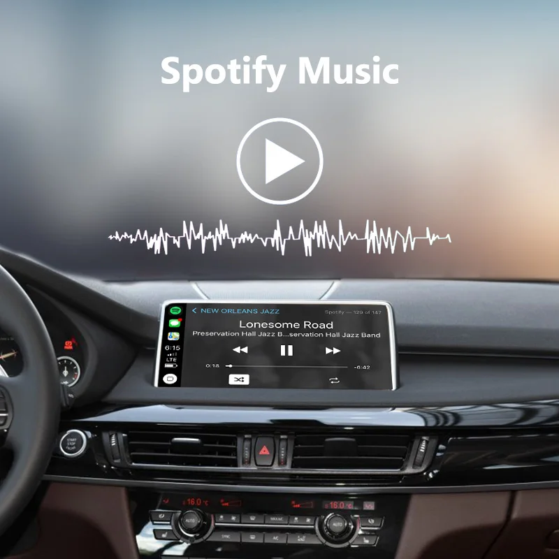 Joyeauto WIFI беспроводной Apple Carplay для BMW NBT X5 X6 F15 F16 F25 F26 2013 2016 Поддержка iOS/Android