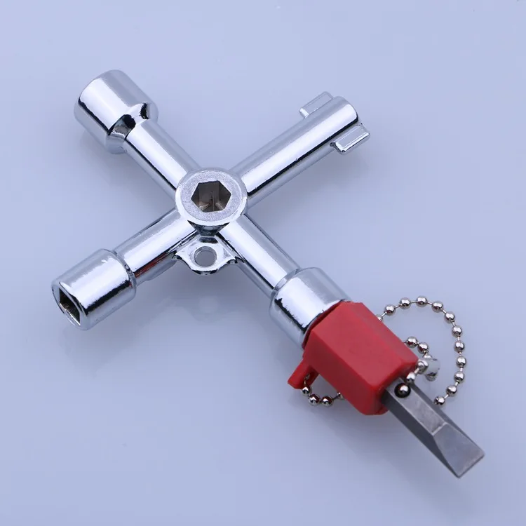 4-ходовой полезный слесарный Сантехнический ключ инструмент для измерительной