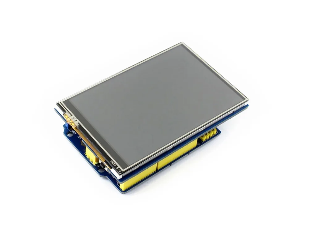 Waveshare 3,5 дюймовый сенсорный ЖК-экран для Arduino 480x320 разрешение резистивный сенсорный экран TFT ЖК-дисплей поддерживает Arduino UNO Leonardo