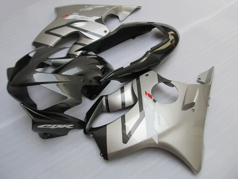 Комплект обтекателей для HONDA CBR600F4I 04 05 06 07 CBR600 F4I CBR 600F4I 2004 2005 2006 2007 ABS Серебряный
