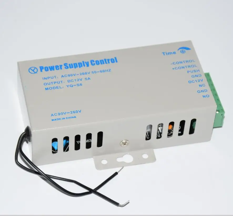 AC110 220V to 12V/5A адаптер трансформатора питания для входного замка двери системы