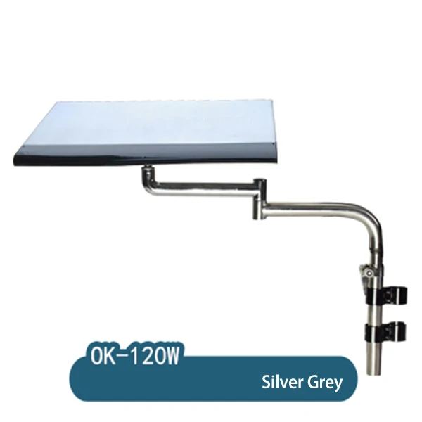 BL-OK120W Hyvarwey полный движения многофункциональный лук стул Зажимная клавиатура/коврик для мыши поддержка ноутбука Настольный держатель планшета ПК стенд - Цвет: BL-OK120W