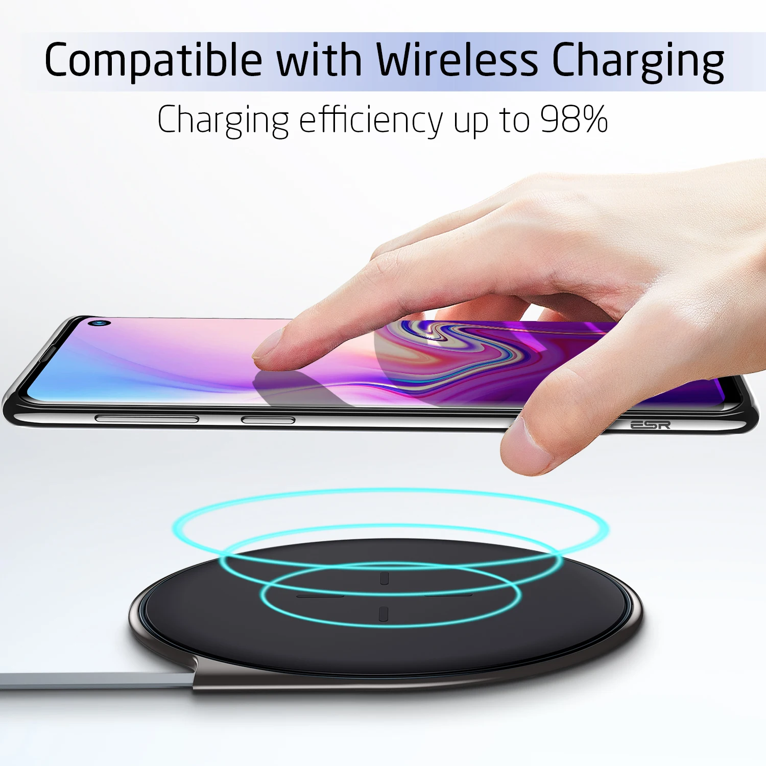 Чехол ESR для samsung Galaxy S10 S10 Plus, мягкий чехол из ТПУ с покрытием, прозрачный чехол, металлический бампер, задний Чехол для samsung S10 Plus