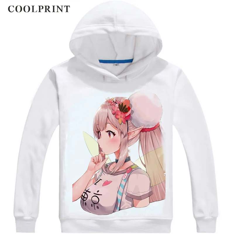 Худи с капюшоном Elf no Elu Noel виртуальный ютуберь Vtuber искусственный интеллект худи