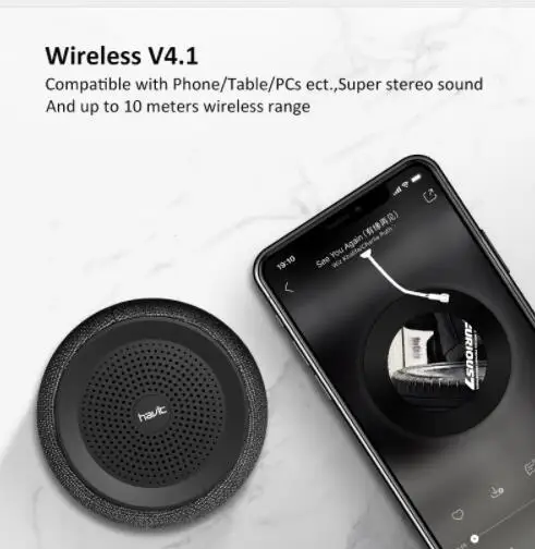 Havit M9 Новый bluetooth динамик s переносной стереомикрофон Super Bass беспроводной 3 5 мм Aux