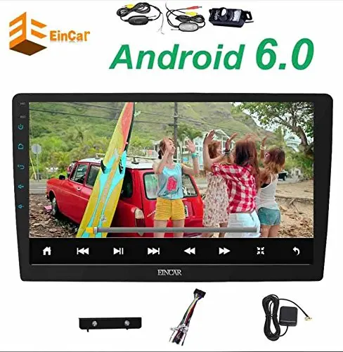 Беспроводная водонепроницаемая камера заднего вида + четырехъядерный 10 1