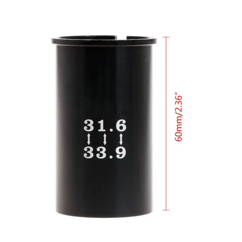 Велосипед подседельный рукав сиденье бумажный тубус конвертировать 31 6 мм в 33 9