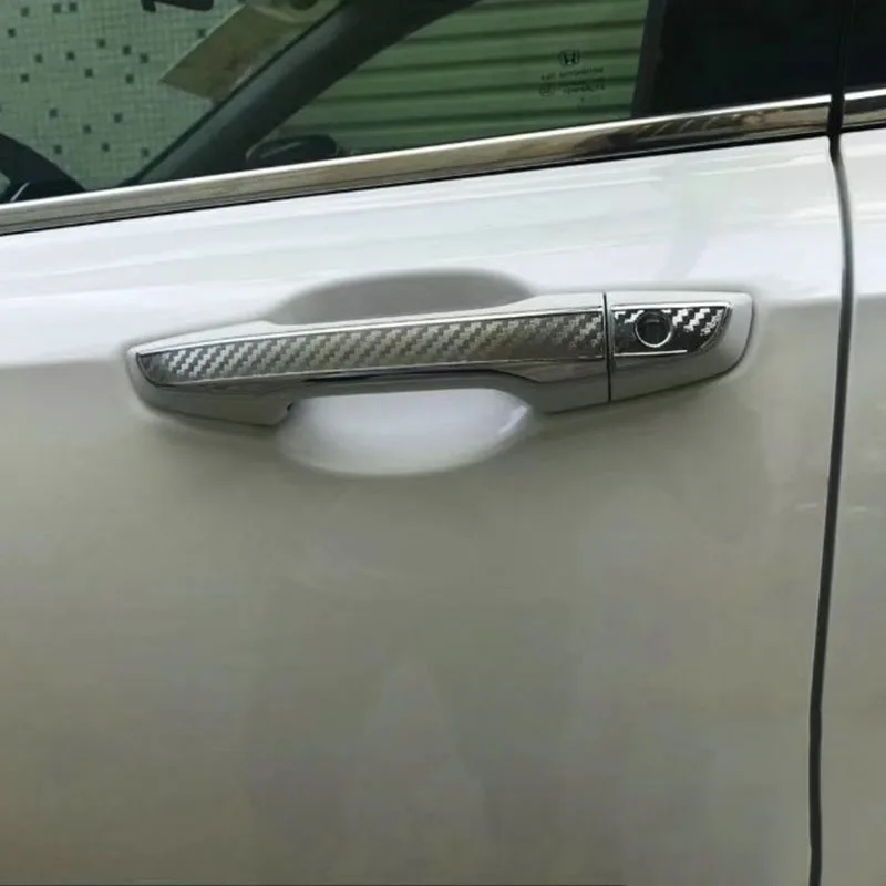 HOTTOP для HONDA CRV CR V 2017 2018 ABS Хромированная чаша ручки/крышка дверной ручки наклейка
