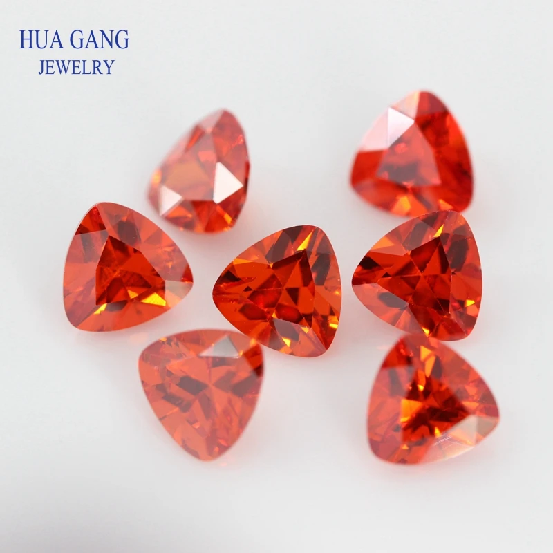 Бусины из синтетического циркония в форме триллиона размеры 3x3-12x12 мм | Украшения