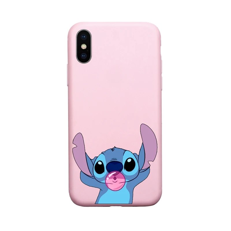 P soft StitchBubbles Мягкий чехол для iPhone 7, 8 Plus, 6, 6 S Plus, X, Xs, XSMax, XR, 11 Pro, Max, чехол для телефона, чехлы - Цвет: P soft StitchBubbles