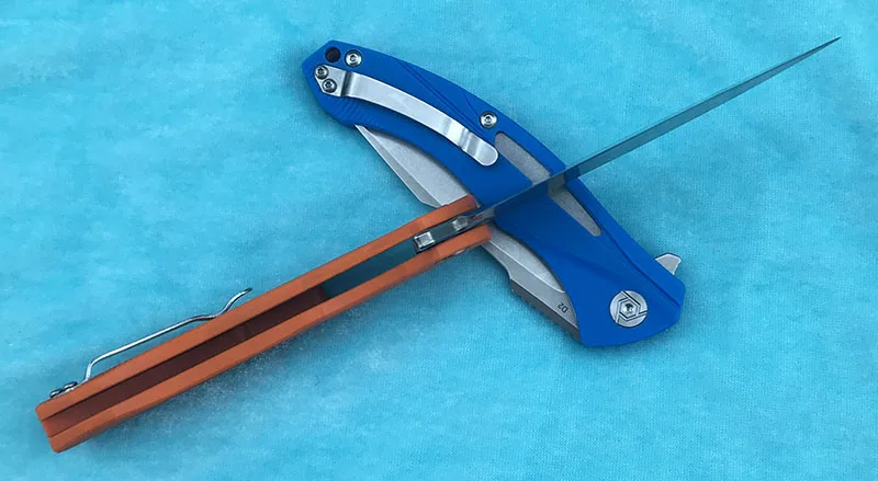 

CH3519-G10 original Flipper folding knife D2 blade ball bearing G10+ steel handle camping fruit pocket knife EDC tool