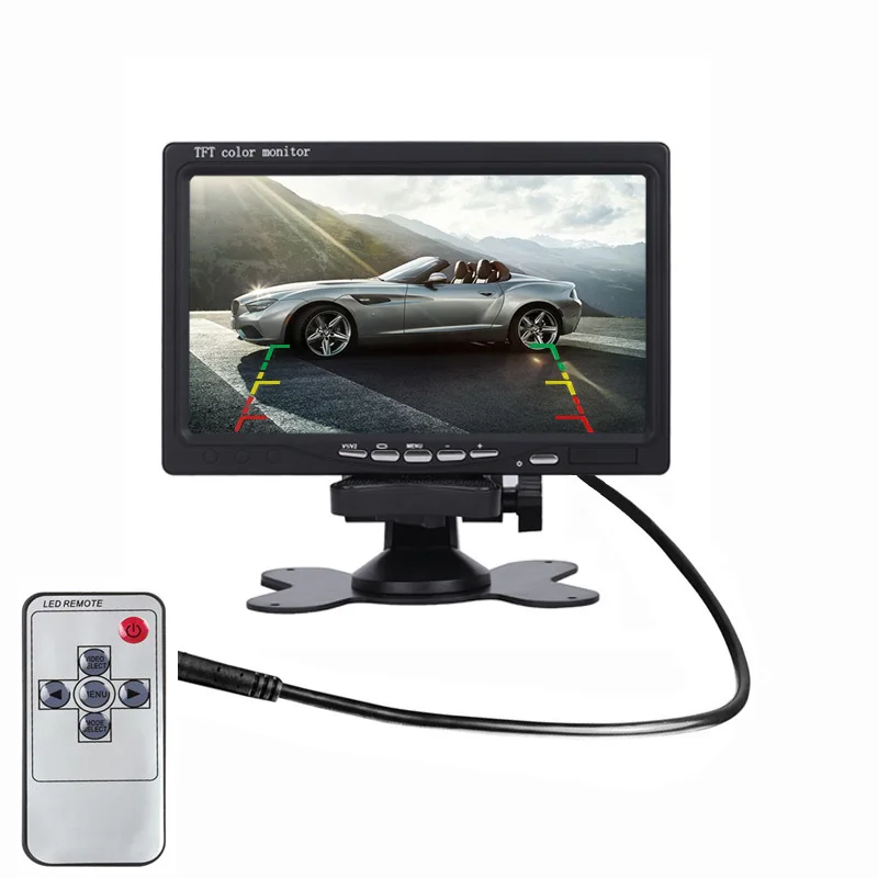 Онлайн/Super HD ЖК дисплей 7 дюймовый монитор с VGA + AV HDMI ультра высокая яркость до 800*480