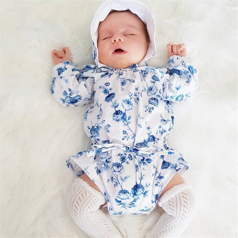 Emmababy милый комплект детской одежды для маленьких девочек синего цвета с