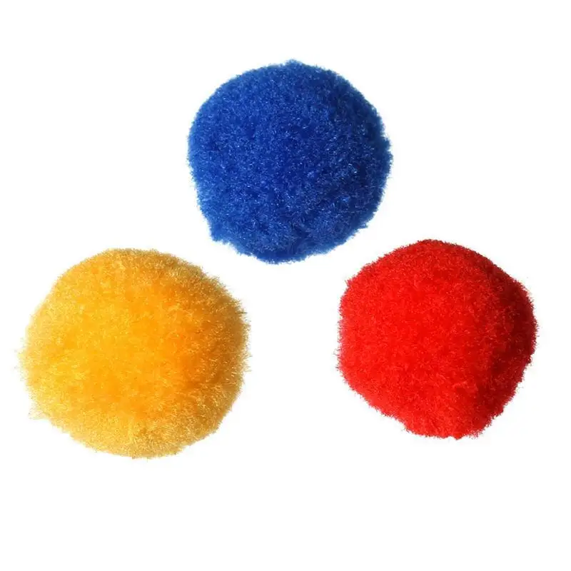 100 шт 4 см Ассорти Pom Poms котенок игрушки пушистые шарики для DIY креативные ремесла