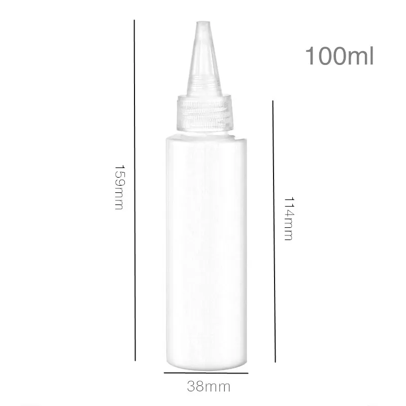 50 шт./лот бутылочка с иглами для домашних животных косметические пластиковые