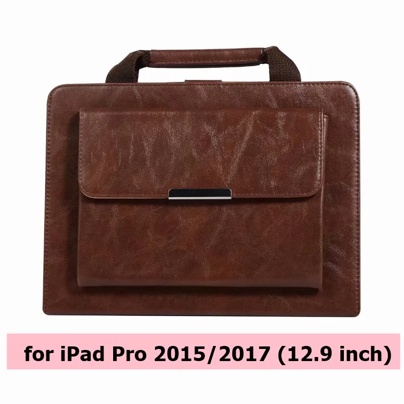 Brown A Чехол для iPad Pro 12,9,,,, чехол, пробуждение сна, умная кожаная сумка, мягкий чехол, для iPad Pro, 12,", Чехол, kimTHmall - Цвет: Brown A