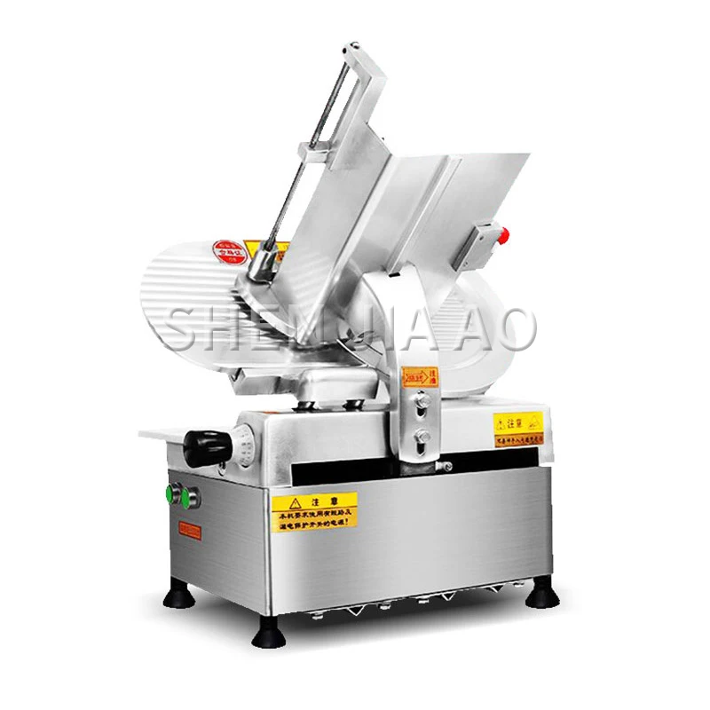 Bestellen Desktop Edelstahl Kommerziellen Fleisch Slicer Elektrische 12 Zoll Slicer Automatische Kommerziellen Fleisch Slicer Rindfleisch Und Hammel Rolle 1 PC