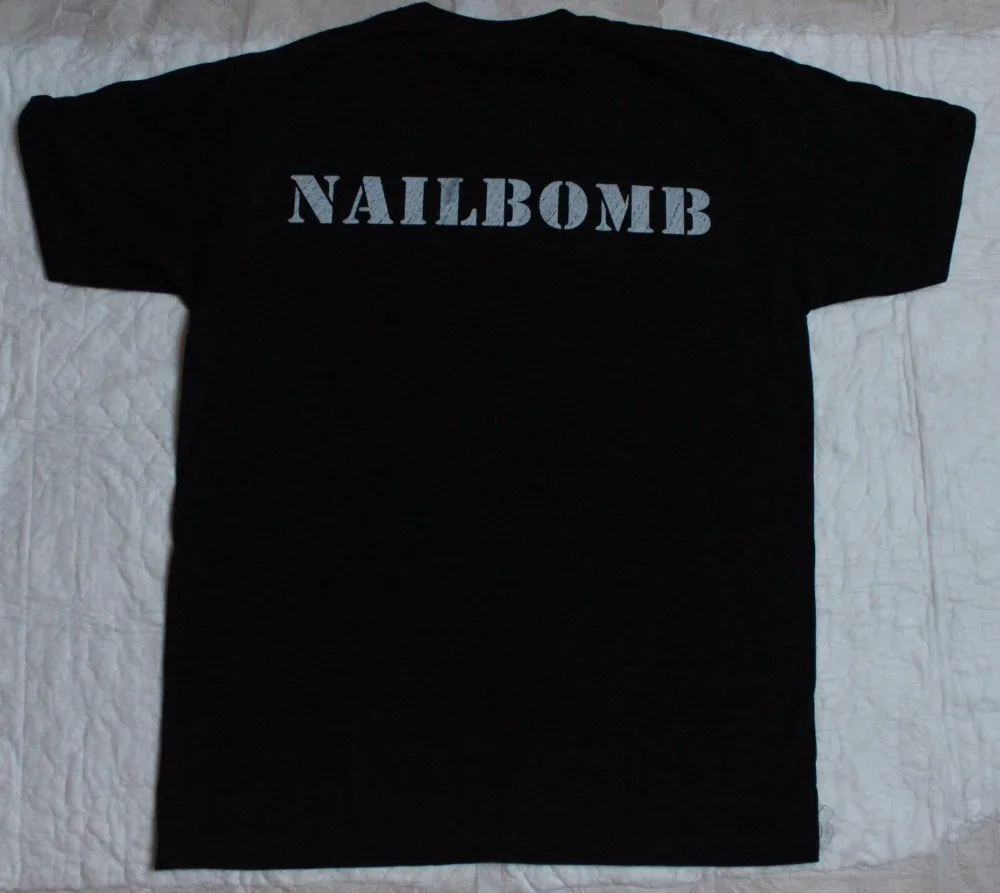 S 3XL nailbomb упор 94 Sepultura кавалера трэш панк Новая Черная футболка с принтом Для