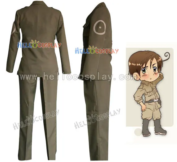Военная Униформа Hetalia Axis Powers Южная Италия костюм для косплея H008 | Тематическая