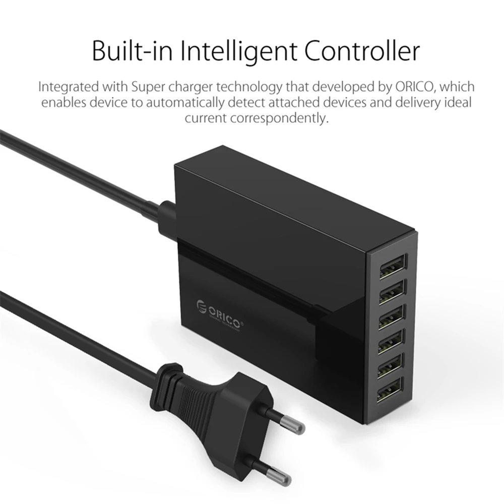 ORICO универсальное USB зарядное устройство мобильный телефон настольное 5V2.4A