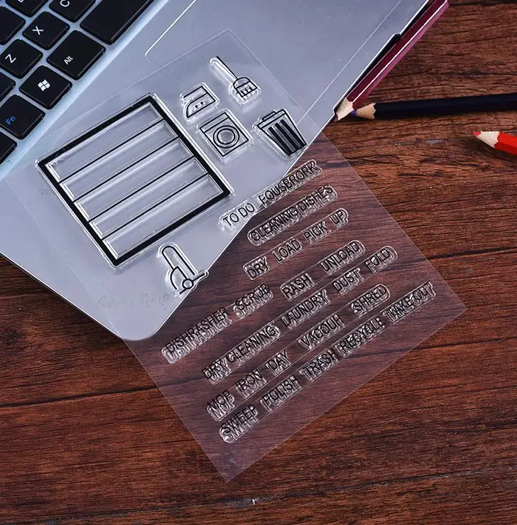 Прозрачные силиконовые печатные печати DIY для скрапбукинга/создания