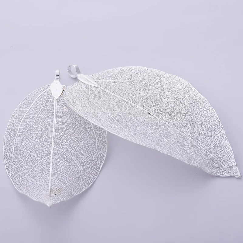 2 шт. натуральный лист гальванизированный Натуральный Орех дерева подвеска в