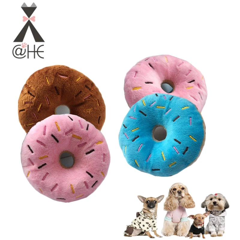@ HE жевательные хлопковые пончики для домашних животных игровые игрушки мягкие